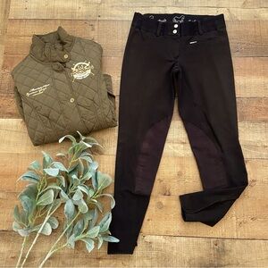 Equestrian Riding Breeches, Rider Knee Patch by GOODE